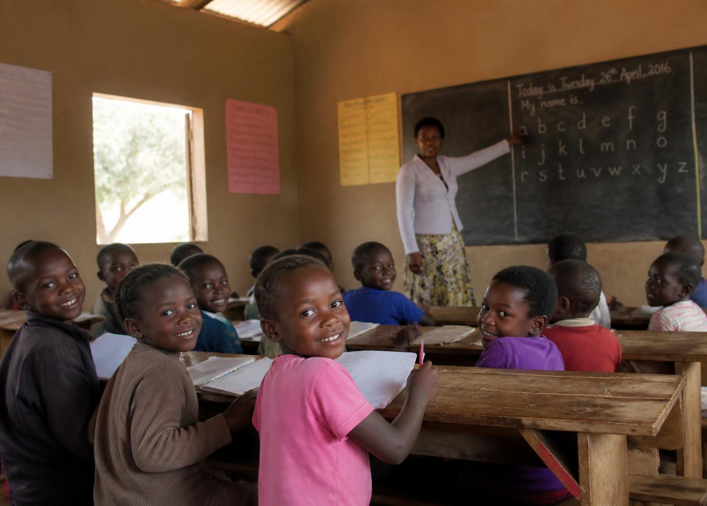 A preschool classroom setting at Blessed Land Academy